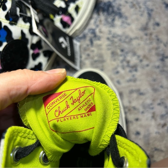 NWT Converse Velvet Rainbow Leopard Chuck Taylor 70 High Top Sneakers Size 7.5 - Picture 7 of 9